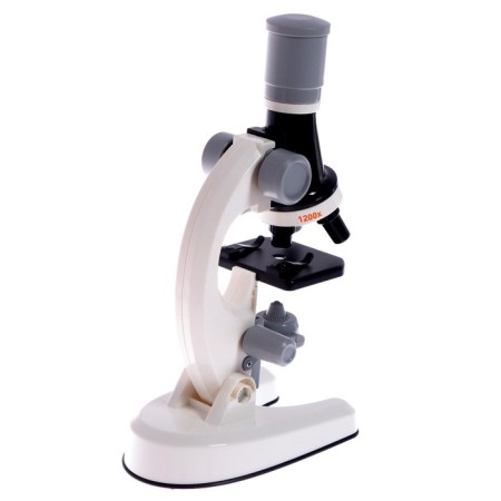 Children's microscope "Young botanist" The frequency of x100, x400, x1200, white, backlight-4