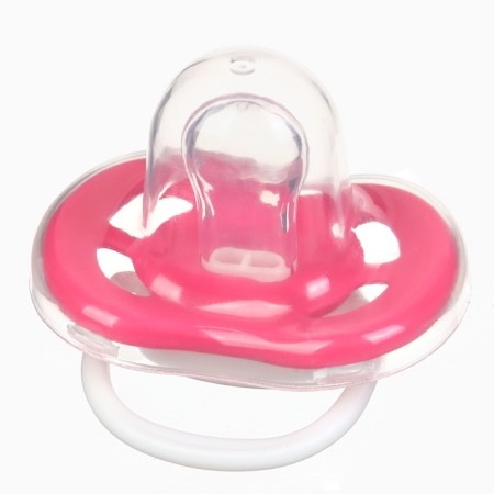 Set: nipple - dummy with the holder "Elephant", anatomical +6 months, pink color-7
