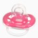 Set: nipple - dummy with the holder "Elephant", anatomical +6 months, pink color