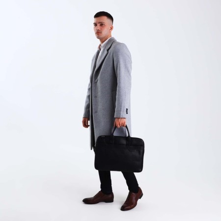 Male bag, black color