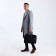 Male bag, black color