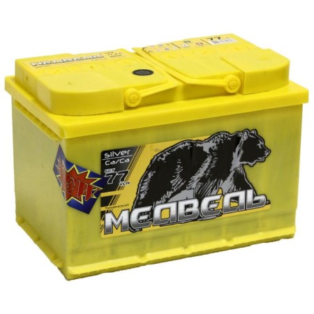 Battery Bear Silver Ca/CA 77 Ah, reverse polarity