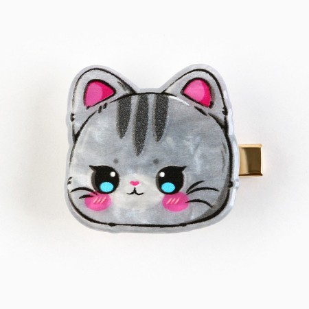 Hair hair clip luminous "cat", 3.4 x 3 cm-1