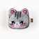 Hair hair clip luminous "cat", 3.4 x 3 cm