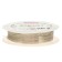 Wire for beadwork, diameter: 0.4 mm, length: 10 m, silver color