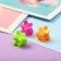 Hair crab "Doll" (set 10 pcs) Flower, 1.4 cm, mix