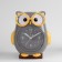 Clock - HEARD WITHER "Owl", discrete move, dial D -7.5 cm, 13 x 11 cm, 2aa