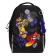 School backpack, 38 x 29 x 16 cm, Grizzly, ergonomic back, black