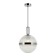 Suspended lamp Rope 1xe27 40W, size 25.5x25.5x41-150 cm, chromium color