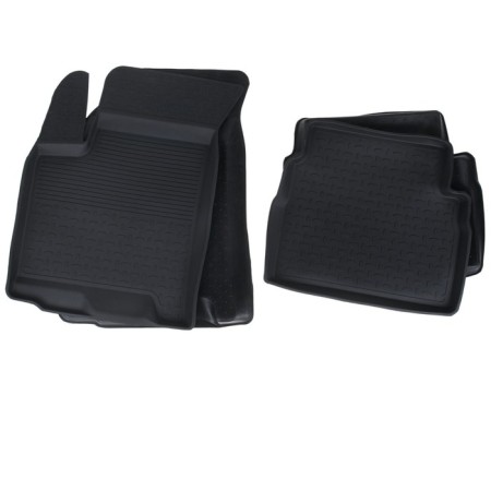 Chevrolet Aveo rubber rugs 2002-2011, with a high side