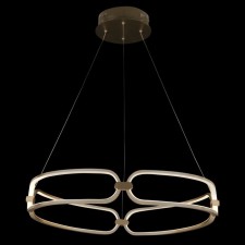 Suspension lamp Maytoni Mod017PL-L50MG, LED, 50W, 60x60x120 cm, 3500lm, Color Gold