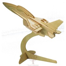3D model of a wooden miracle-brown “Airplane. F16 