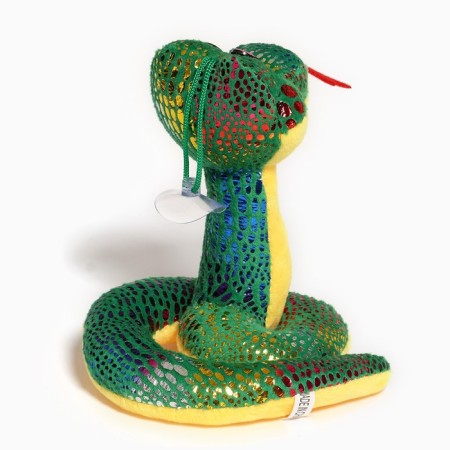 Soft toy "Snake with a tongue" on a suspension, 13 cm-3