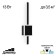 Sconces Citilux "Steg" CL203401, 12.5x46.5 cm, 1x13W, LED, Black Color Black