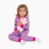 Пижама для девочки, цвет сиреневый/звёзды и сердца, рост 92 см