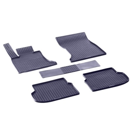 Rubber rugs ’grid’ for BMW 5 Ser F10, 2010-2013