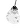 Svetogor chandelier "Sun" 2x60W e27 black chrome