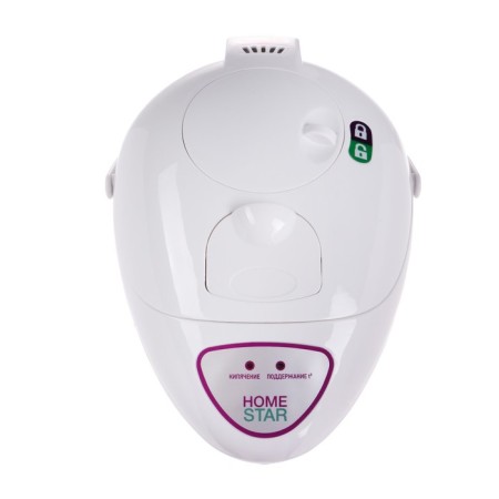 Homestar HS-5001, 750 watts, 2.5 l, white with the pattern "Flowers"-2