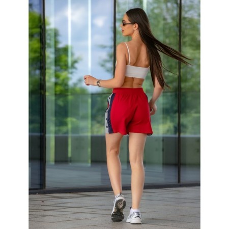 Women's shorts ise, size 48 cm, red color-12