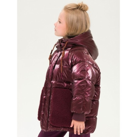 Jacket for girls, height 104 cm, blueberry color-3
