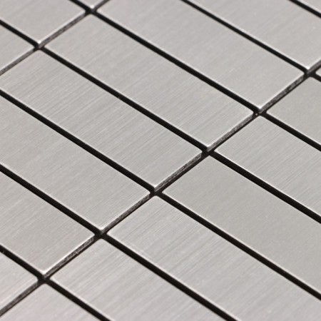 Self -adhesive panel 30*30cm mosaic tile silver-1