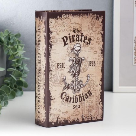 Safe Brush tree to the leatherette "Pirates. Caribbean Sea" 21x13x5 cm