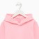 Costume for a girl (sweatshirt, trousers) is laid down, the color is light pink, height 86 cm