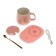 Heated LSK-1501 heating stand, from USB, 16 watts, pink