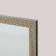 Wall mirror, in the baguette, dark gold, 50x60 cm