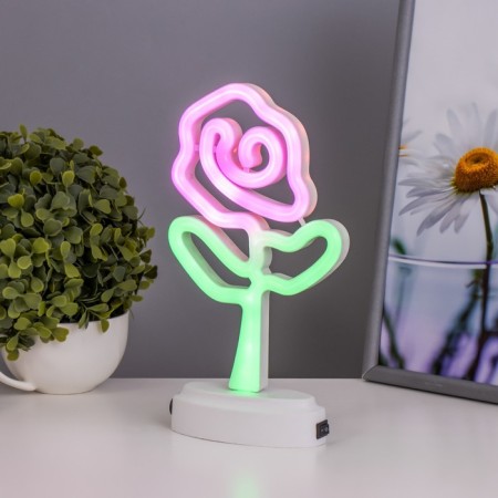 Nightlight "Flower" Led usb 13x5.4x24 cm Risalux