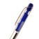 Automatic ball handle, 0.5 mm, blue rod, transparent case, with a corrugated holder