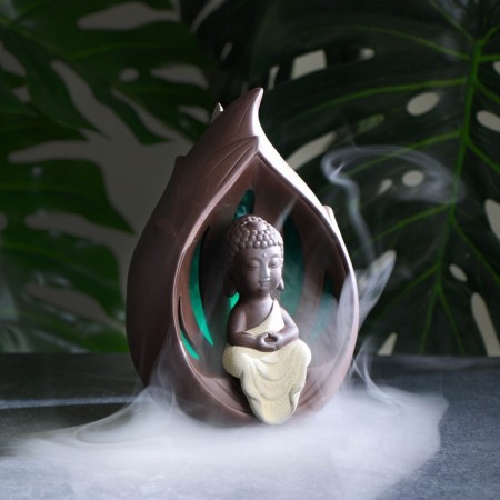 Set of incense on the stand "Buddha" 18x12cm, with backlighting batteries LR44