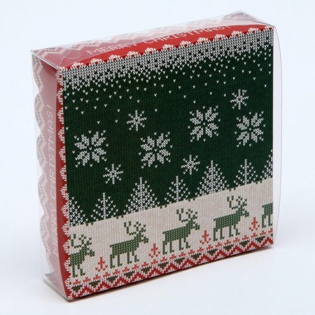 Box for cookies "Scandinavia", 12 x 12 x 3 cm, 1 pc.-7