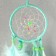 Dreams "Web with pearls" d = 11 cm light green 40 cm