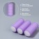 Velcro curlers, d = 2.5 cm, 6 cm, 6 pcs, purple color