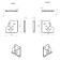 Bracket "Bear" 180x180 mm, white, 10 pcs