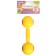 The rattle "Joy", the color is yellow/red, I