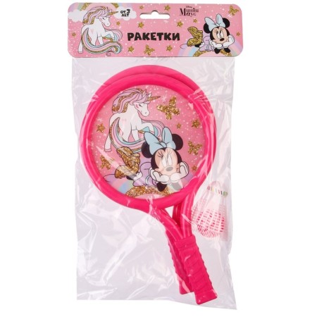 Gaming set, rackets, a wax and ball, Minnie Mouse, Disney-1