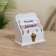 Souvenir eternal calendar, tree, 11.5x6.5x12 cm, col. white