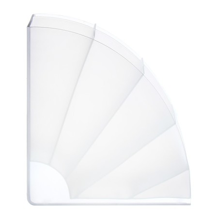 Organizer-stand table, DEVENTE. Fan, 155 x 176 x 68 mm, plastic, white-2