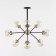 Cutilux Cutilux chandelier CL105295 78x78x64 cm, 9x40W, E14, brown color