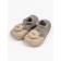 Boots-knees children's first step pure toys with a breathing sole, size 24, beige color