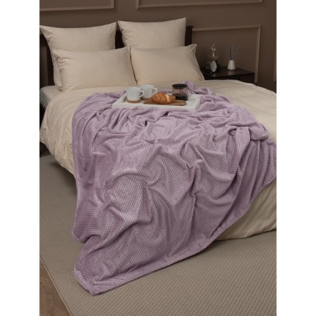 Texrepublic blanket, size 200x220 cm, lilac color-8