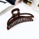Hair crab "Juna" arc, 8.5 cm, brown