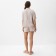 Female pajamas (shirt and shorts) KAFTAN SILK "strip" R.44-46, beige