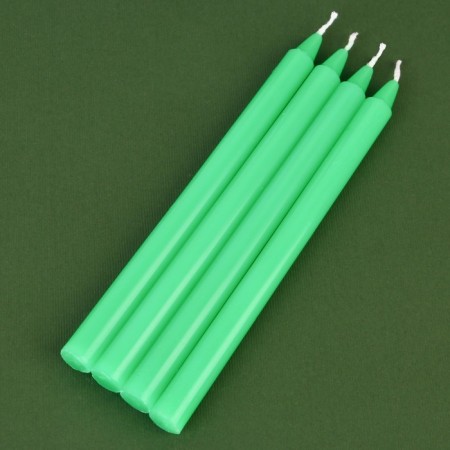 New Year's wax candles “New Year: Believe miracles”, set 4 pcs., Green, 15 x 1 x 1 cm.-3