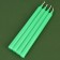 New Year's wax candles “New Year: Believe miracles”, set 4 pcs., Green, 15 x 1 x 1 cm.