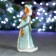 Figure "Snow Maiden in gold mittens" 10x7x15cm