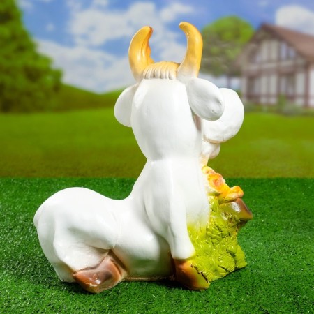 Garden figure "Fun cow" 34x30cm-5