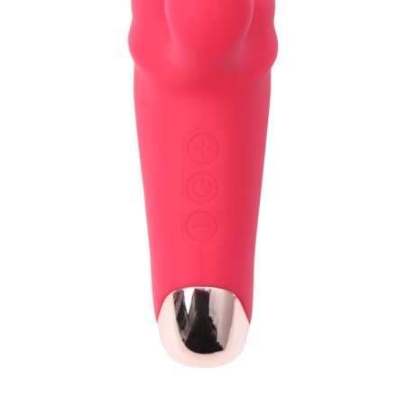 Rabbit vibrator, clitoral stimulation, anatomical form, 10 modes, burgundy-8